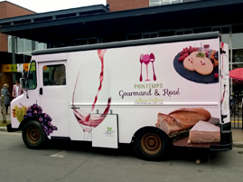 advertising gourmet truck